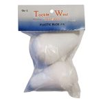 Tackle West Plastic Blob 2 Pack White - Image 2