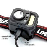 Life + Gear 375 Lumen Rechargeable Sensor Headlamp Multicoloured 375 Lumens - Image 7