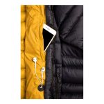 Mountain Designs Men's Peak 700 Down Jacket Black & Yellow - Image 2