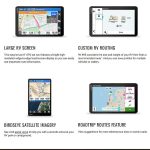 Garmin RV 895 8" RV Camper GPS Satellite Navigator Black - Image 14