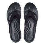 Crocs Women's Capri V Sporty Thongs Black - Image 3