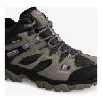 HI-TEC Women's Ravus Vent Lite Mid Waterproof Hiking Boots Taupe, Grey & Mellow Rose Grey, Charcoal & Lavender - Image 4