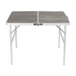 Spinifex Aluminium 90cm Camp Table Faux Wood 90 cm - Image 4