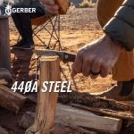 Gerber Convoy 440A Fixed Blade Knife + Sheath Morel Brown - Image 5