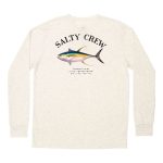 Salty Crew Ahi Mount Tech Long Sleeve Tee White - Image 2