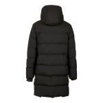 Cederberg Youth Girls' Longline Hooded Puffer Jacket Black - Image 2
