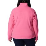 Columbia Women's Plus Size Fast Trek II Jacket Wild Geranium - Image 3