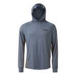 Shimano Hooded Tech Fishing Shirt Cool Grey