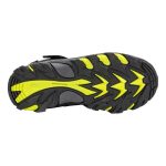 Hi-Tec Kids' Blackout Waterproof Mid Hiking Shoes Black & Lime - Image 6