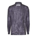 Nomad Design Charcoal Camo Collared Fishing Shirt Grey - Image 2