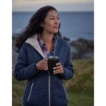 Gondwana Women's Domino Sherpa Lined Fleece Jacket Navy Marle - Image 6