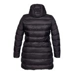 Cape Women's Travel-Lite Long Line Hooded Plus Size Puffer Jacket Black - Image 2