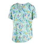 Cape Women's Phoenix Print Tee Blue Tropical - Image 3