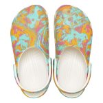 Crocs Unisex Classic Island Clogs Hyper Pink / Multi - Image 6