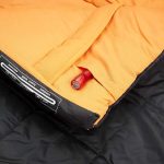 Oztent Hamilton XL 6° Sleeping Bag Black/Orange Black & Charcoal - Image 3