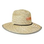G.Loomis Sunseeker Leather Patch Straw Hat Straw Leather Patch Olive - Image 3