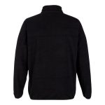 Cape Men's Plus Size Full Zip Frost Fleece Top Black - Image 5