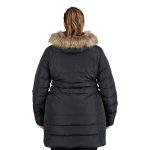 Gondwana Women's Cattai Long Plus Size Puffer Jacket Black - Image 2