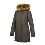 Cederberg Women's Mieke Waterproof Long Puffer Jacket Dark Khaki - Image 3