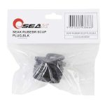Seak Rubber Scupper Plug Black