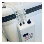 Alvey Engel Cooler Box + Rod Holders White - Image 3