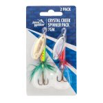 Jarvis Walker Crystal Creek Spinner Lures 2 Pack - Image 2