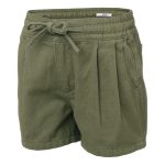 Cape Kids Girl's Paperbag Denim Shorts Olive - Image 3