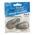 Jarvis Walker Tec Tackle Spoon Sinkers Pack Grey - Image 2
