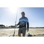 Nomad Design GT Hookup Underwater Collared Fishing Shirt Blue - Image 5