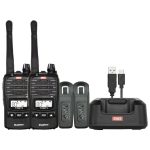 GME TX677 2 Watt UHF CB Handheld Radio Twin Pack Black