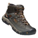 Keen Men's Targhee III Waterproof Mid Hiking Boots Black Olive & Golden Brown - Image 2