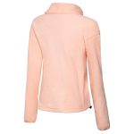 Columbia Women's Helvetia Cropped Half Snap Peach Blossom & Ancient Fossil - Image 2