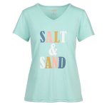 Cape Women's Salt and Sand Lacey Tee Sea