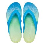 Crocs Women's Kadee II Seasonal Graphic Flip Thongs Powder Blue & Multicoloured - Image 2