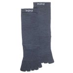 Injinji Unisex Wool Liner Charcoal - Image 2