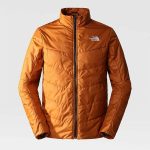 The North Face Men's Fourbarrel Tricot Jacket Leather Brown & Black - Image 7