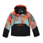 O'Neill Youth Boy's Anorak Snow Jacket Dark Blue Fade Halftone - Image 3