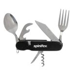 Spinifex 6-in-1 Multitool with Spoon & Fork Black - Image 2