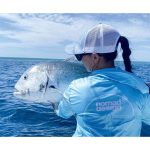 Nomad Women's Hooded Technical Fishing Shirt Teal - Image 7