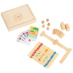 Coconut Grove Travel 4 In 1 Tropicool Game Multicoloured