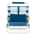 Life! Beach Chair With Table Deluxe Blue - Image 13
