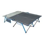 Spinifex Quick Fold Queen Camp Stretcher Blue & Grey - Image 5