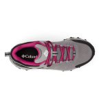 Columbia Women's Peakfreak II Outdry Waterproof Low Hiking Shoes Monument & Wild Fushsia - Image 3