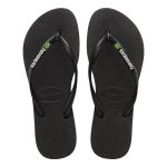 Havaianas Women's Slim Brasil Thongs Black - Image 3