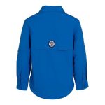 Trip In A Van Kids Fishing Shirt Blue - Image 4