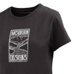 Mountain Designs Women's Black Australus Short Sleeve Tee Washed Black - Image 4