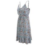 Trip In A Van Women's Tiered Dress Summer Bouquet - Image 3