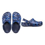 Crocs Kids Classic Camo Clogs Navy - Image 3
