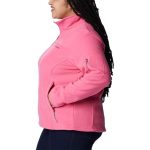 Columbia Women's Plus Size Fast Trek II Jacket Wild Geranium - Image 2