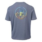 Body Glove Youth Short Sleeve Logo Surf Rash Vest Tee Blue Marle - Image 2